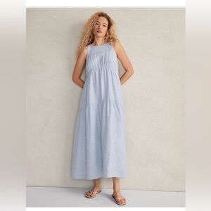 Haven Well Within 100% linen 3-tiered, size medium, maxi dress